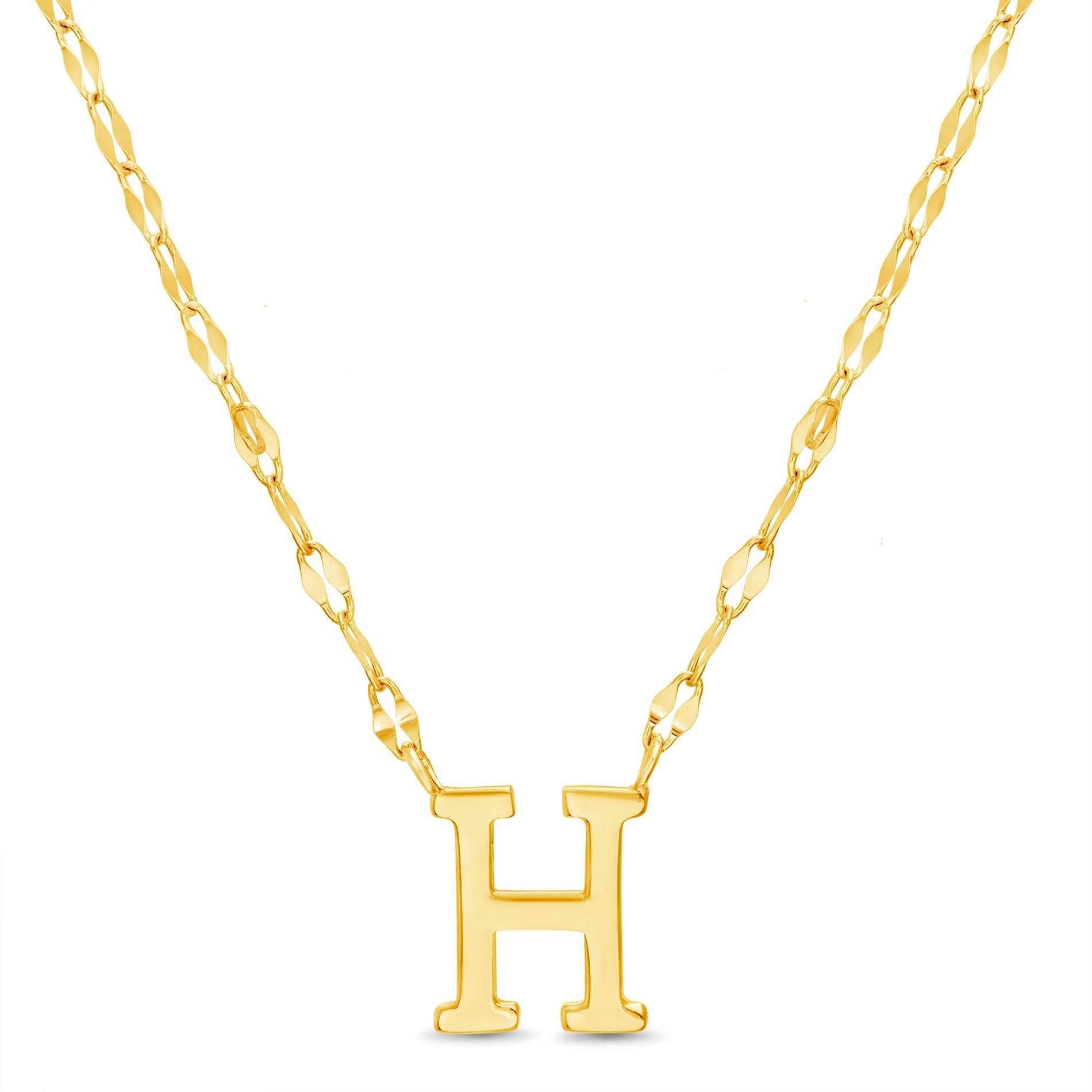 Dainty Gold Initial Necklace